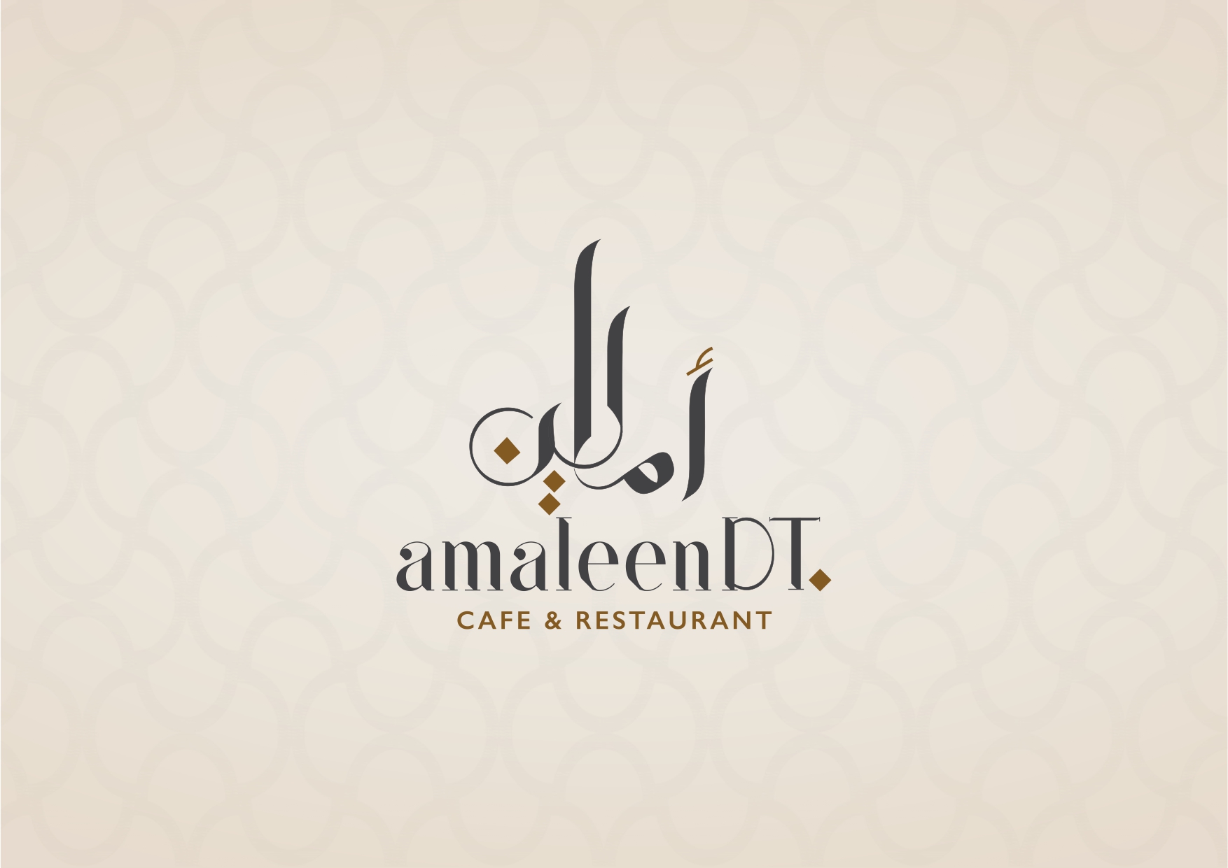 Amaleen Restaurant Logo Mac Platforms